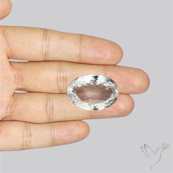 Himalayan Clear Crystal Quartz Faceted Fine Gemstone