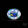 Faceted Aurora Opal and Quartz Triplet