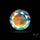 Faceted Aurora Opal and Quartz Triplet