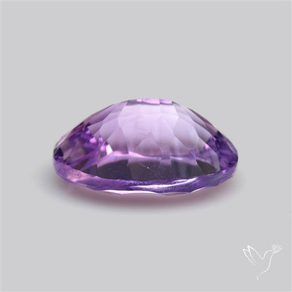 Millenium Cut Faceted Amethyst Concave Cut