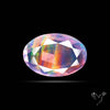 Faceted Aurora Opal and Quartz Triplet