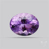 Millenium Cut Faceted Amethyst Concave Cut