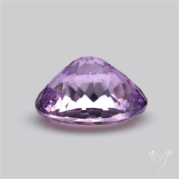 Millenium Cut Faceted Amethyst Concave Cut