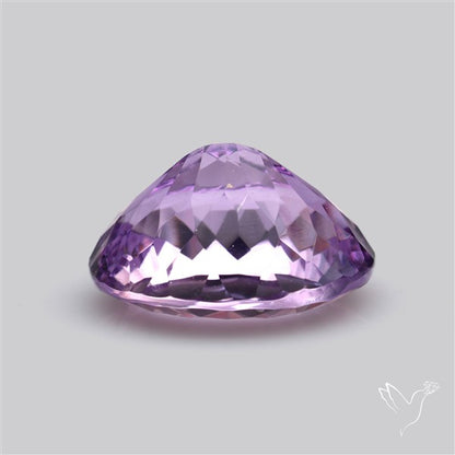 Millenium Cut Faceted Amethyst Concave Cut