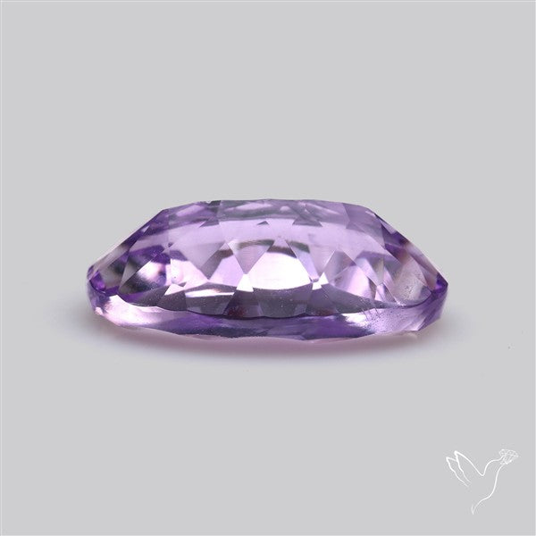 Millenium Cut Faceted Amethyst Concave Cut