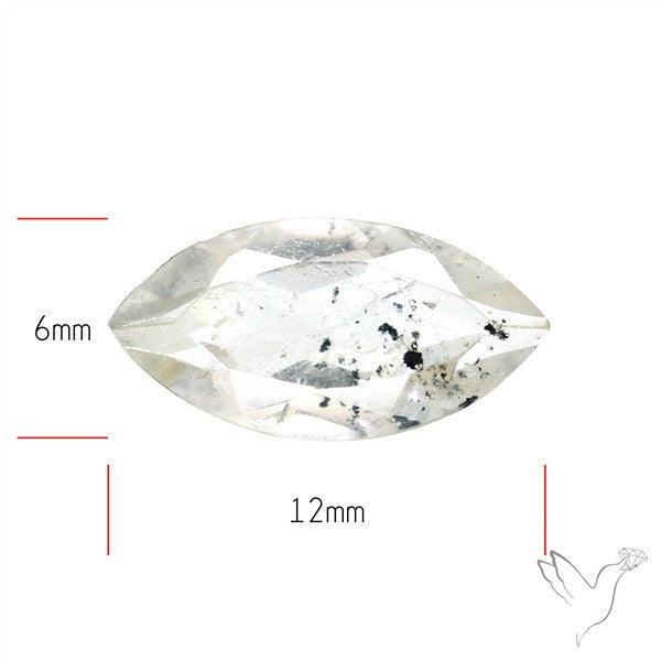 Faceted Herkimer Diamond
