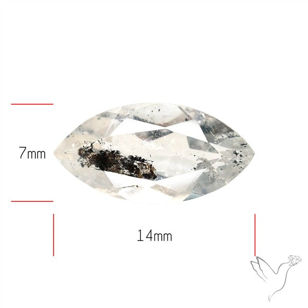 Faceted Herkimer Diamond