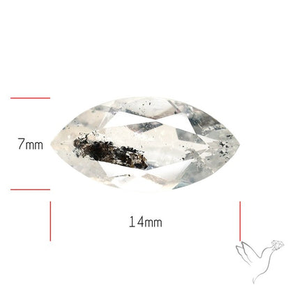 Faceted Herkimer Diamond