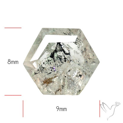 Faceted Herkimer Diamond