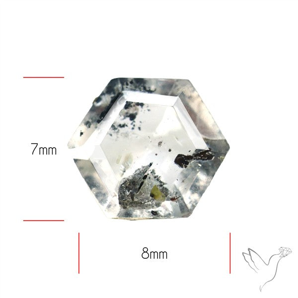 Faceted Herkimer Diamond
