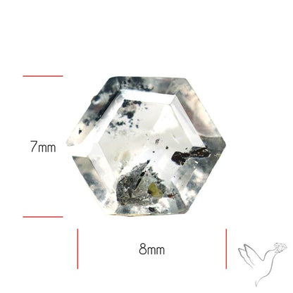 Faceted Herkimer Diamond