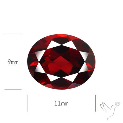 Red Almandine (Pyrope) Garnet Faceted Mozambique Garnet