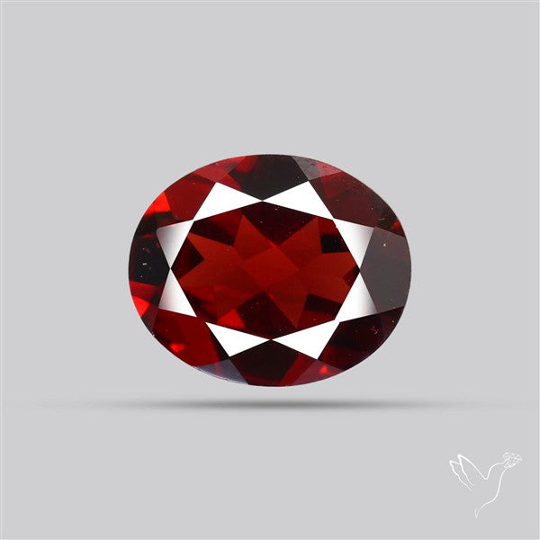 Red Almandine (Pyrope) Garnet Faceted Mozambique Garnet