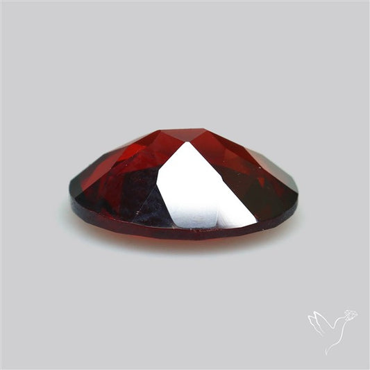 Red Almandine (Pyrope) Garnet Faceted Mozambique Garnet