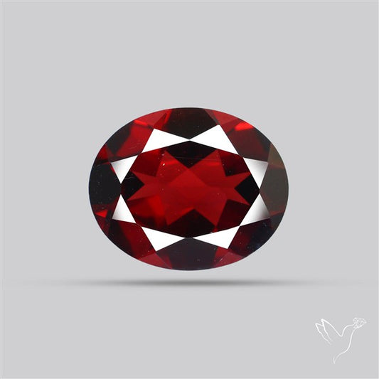 Red Almandine (Pyrope) Garnet Faceted Mozambique Garnet
