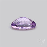 Millenium Cut Faceted Amethyst Concave Cut