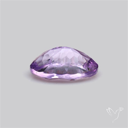 Millenium Cut Faceted Amethyst Concave Cut