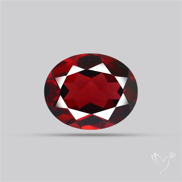 Red Almandine (Pyrope) Garnet Faceted Mozambique Garnet