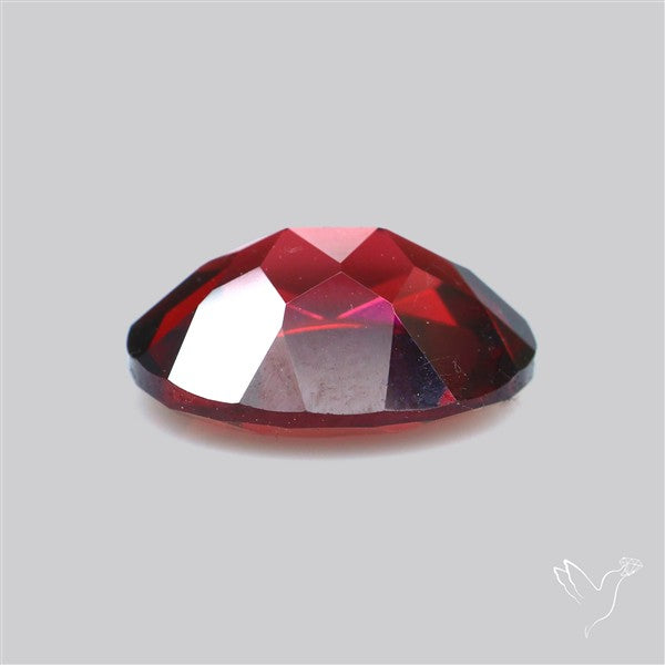 Red Almandine (Pyrope) Garnet Faceted Mozambique Garnet