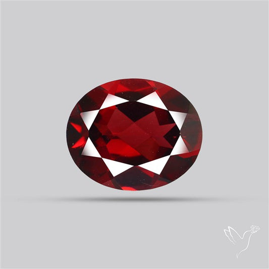 Red Almandine (Pyrope) Garnet Faceted Mozambique Garnet