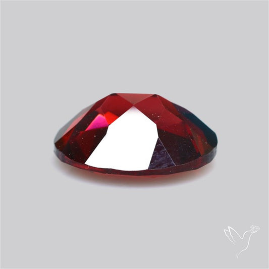 Red Almandine (Pyrope) Garnet Faceted Mozambique Garnet