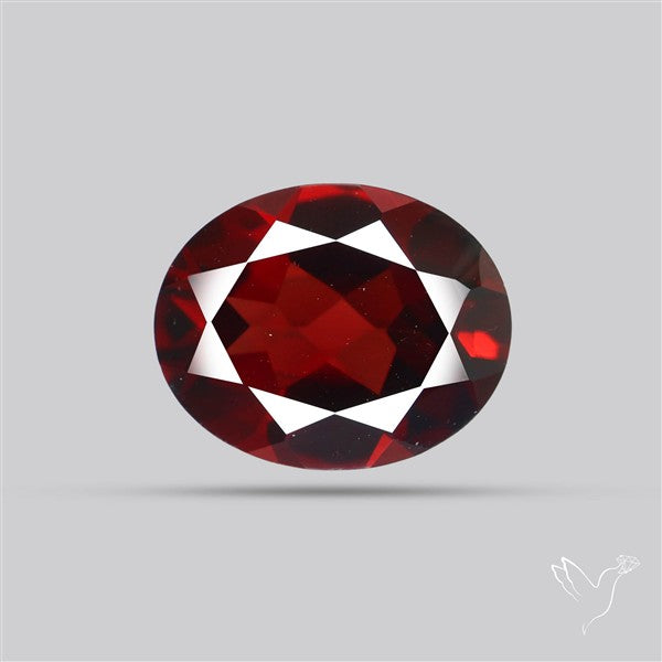 Red Almandine (Pyrope) Garnet Faceted Mozambique Garnet
