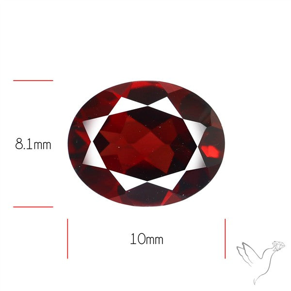 Red Almandine (Pyrope) Garnet Faceted Mozambique Garnet