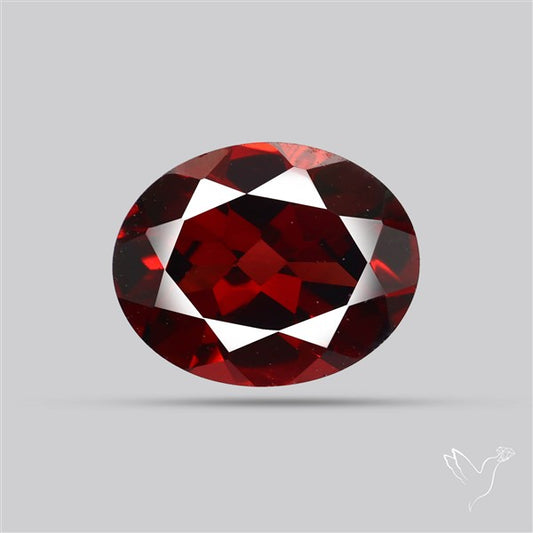 Red Almandine (Pyrope) Garnet Faceted Mozambique Garnet