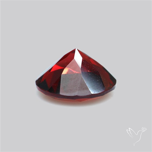 Red Almandine (Pyrope) Garnet Faceted Mozambique Garnet