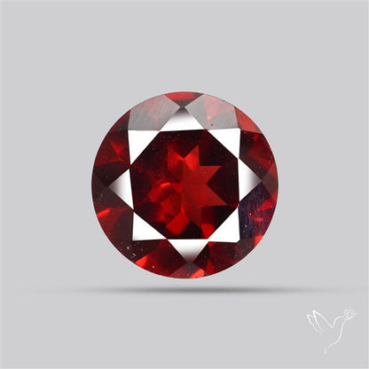 Red Almandine (Pyrope) Garnet Faceted Mozambique Garnet