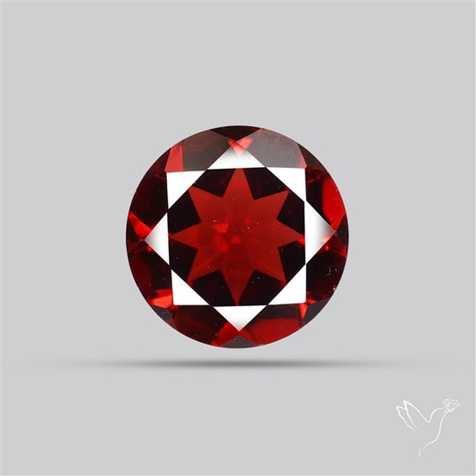 Red Almandine (Pyrope) Garnet Faceted Mozambique Garnet