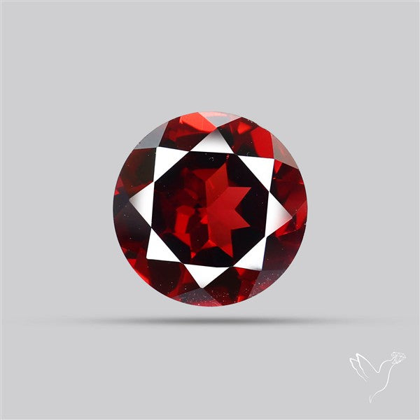 Red Almandine (Pyrope) Garnet Faceted Mozambique Garnet