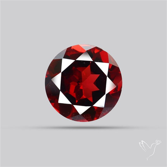 Red Almandine (Pyrope) Garnet Faceted Mozambique Garnet