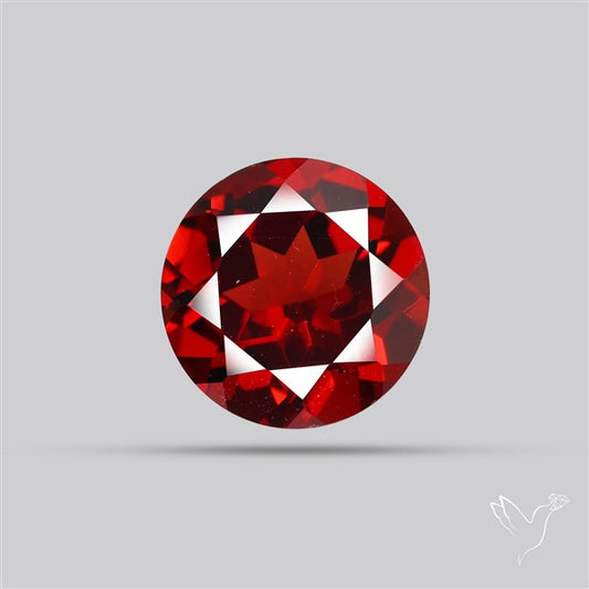 Red Almandine (Pyrope) Garnet Faceted Mozambique Garnet