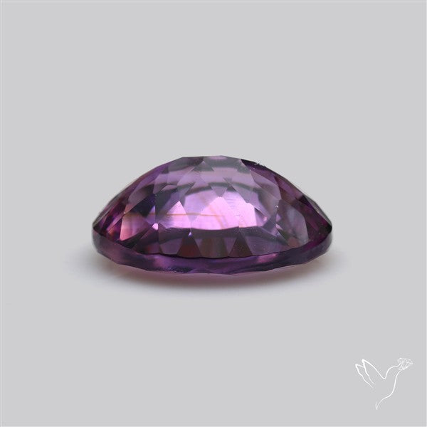 Millenium Cut Faceted Amethyst Concave Cut