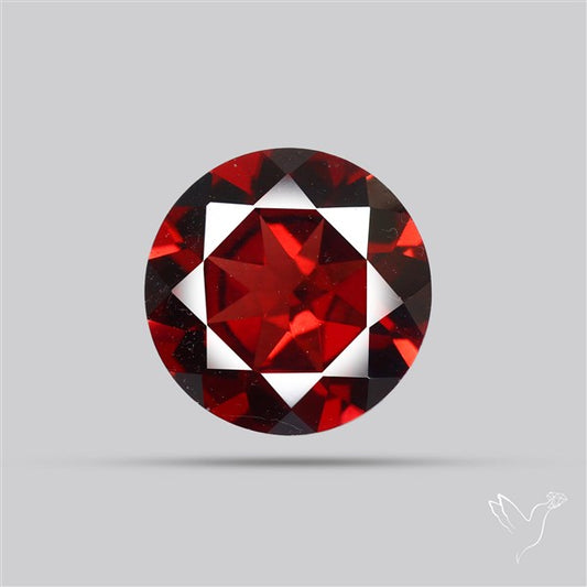 Red Almandine (Pyrope) Garnet Faceted Mozambique Garnet