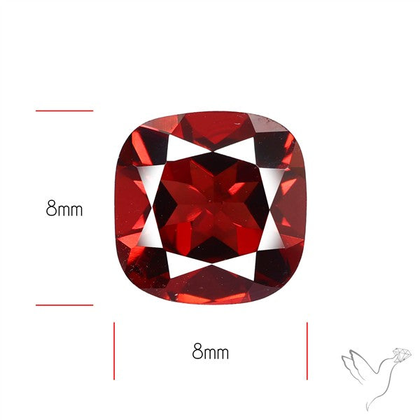 Red Almandine (Pyrope) Garnet Faceted Mozambique Garnet