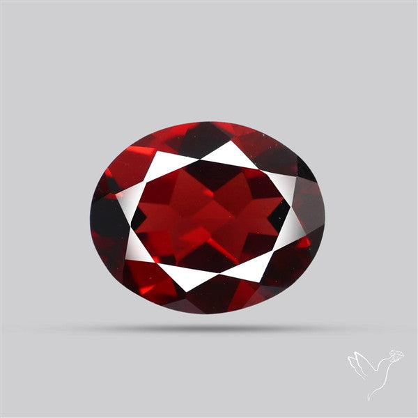 Red Almandine (Pyrope) Garnet Faceted Mozambique Garnet