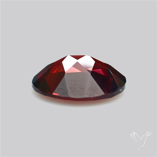 Red Almandine (Pyrope) Garnet Faceted Mozambique Garnet