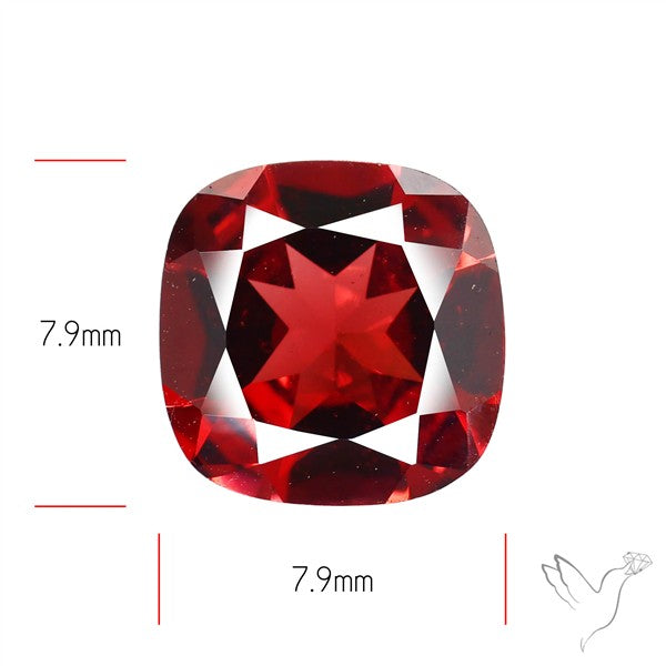 Red Almandine (Pyrope) Garnet Faceted Mozambique Garnet