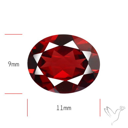 Red Almandine (Pyrope) Garnet Faceted Mozambique Garnet