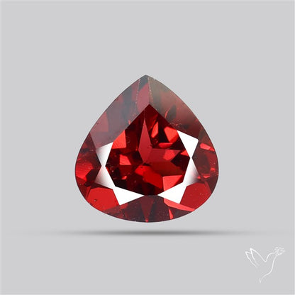 Red Almandine (Pyrope) Garnet Faceted Mozambique Garnet