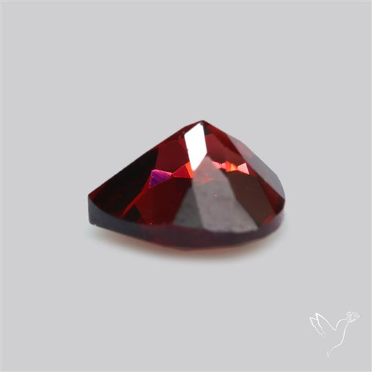 Red Almandine (Pyrope) Garnet Faceted Mozambique Garnet