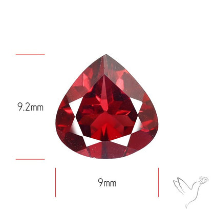 Red Almandine (Pyrope) Garnet Faceted Mozambique Garnet