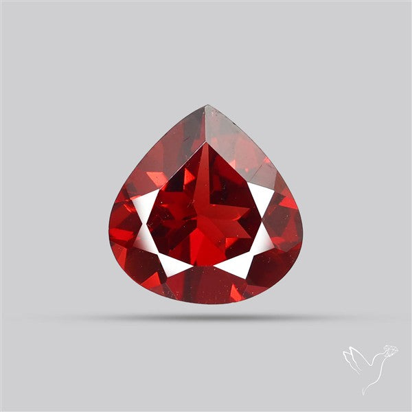 Red Almandine (Pyrope) Garnet Faceted Mozambique Garnet