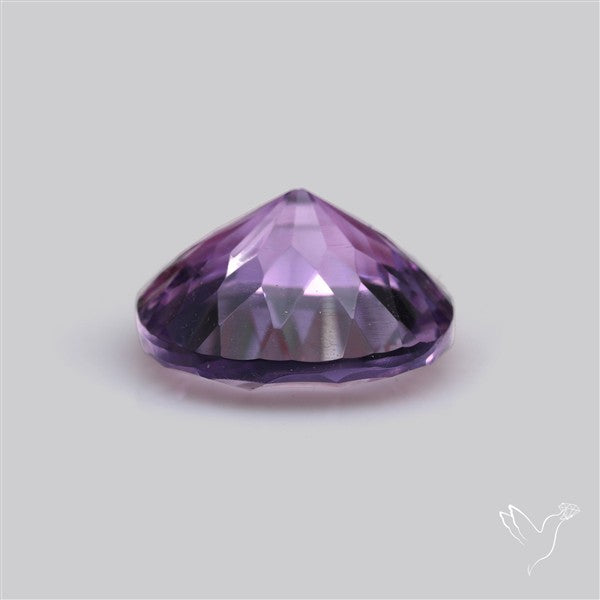 Millenium Cut Faceted Amethyst Concave Cut