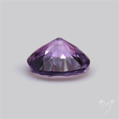 Millenium Cut Faceted Amethyst Concave Cut