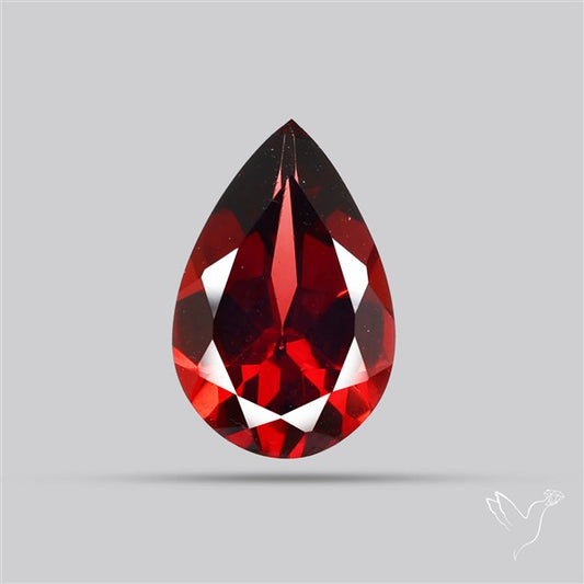 Red Almandine (Pyrope) Garnet Faceted Mozambique Garnet