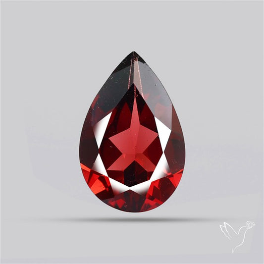 Red Almandine (Pyrope) Garnet Faceted Mozambique Garnet