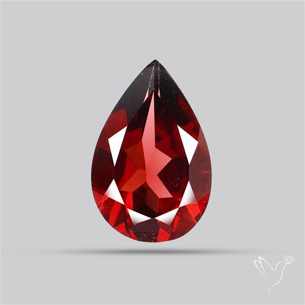 Red Almandine (Pyrope) Garnet Faceted Mozambique Garnet